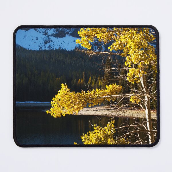 Item preview, Golden Leaves by a Mountain Lake designed and sold by jklune.