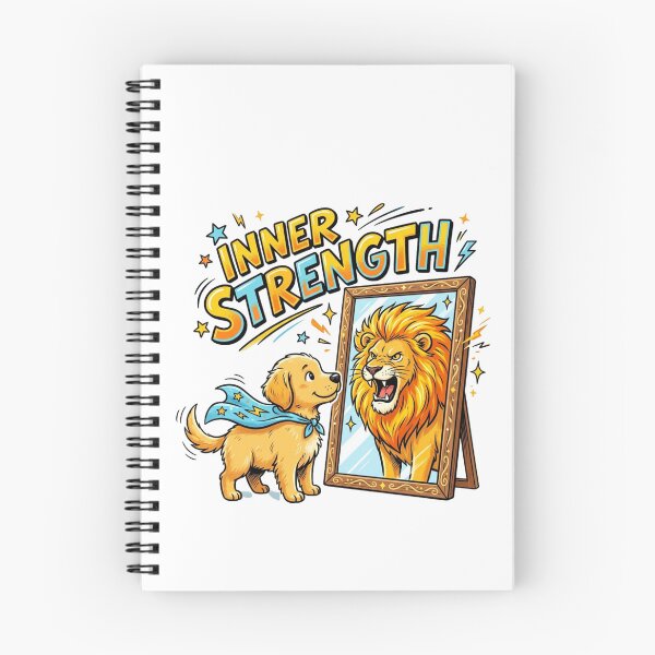 Item preview, Inner Strength Puppy Lion Mirror Art designed and sold by Sanan Israyilli.