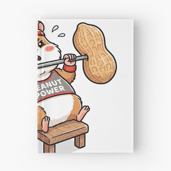Item preview, Funny Hamster Bench Pressing Peanut Barbell Workout designed and sold by Rahat3344.