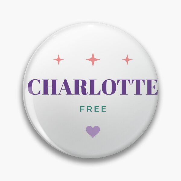 Item preview, Charlotte Meaning Free – Cute Badge Name Design designed and sold by chessnegocios.