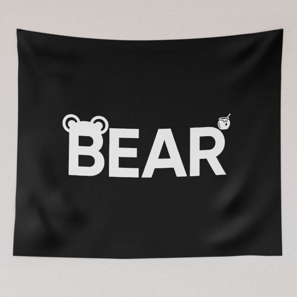Item preview, Cute Bear Minimalist Honey Animal Lover Logo    designed and sold by Owcomm.