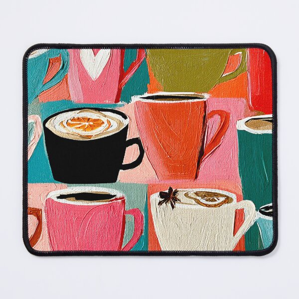 Item preview, Colorful Coffee Mug Collection with Unique Designs, Symbols and Artistic Styles in a Vibrant Display designed and sold by OlfactoART Studio.