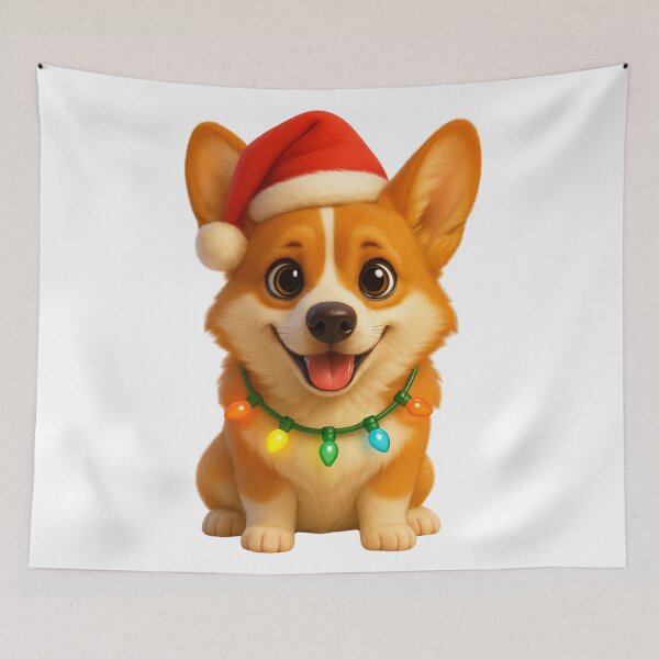 Item preview, Horgi Dog Christmas Lights designed and sold by Sillytoe.