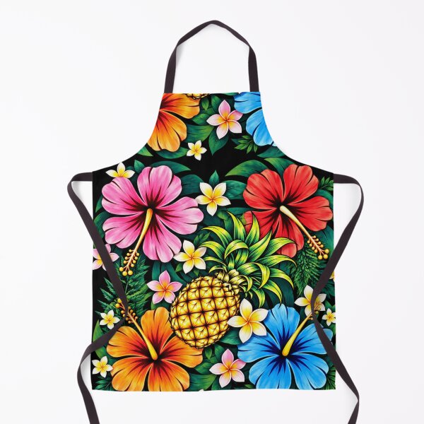 Item preview, Tropical Hawaiian Hibiscus & Pineapple Paradise designed and sold by Plus91BIRD.