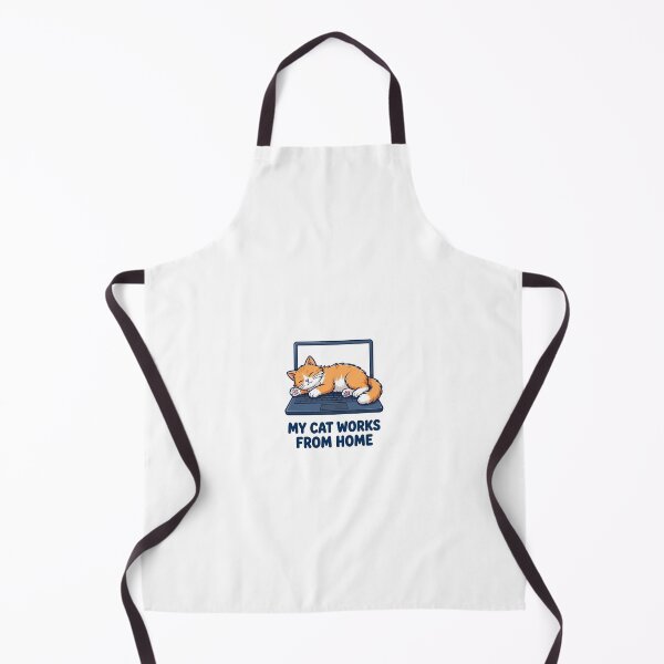 Item preview, My Cat Works From Home Funny Cat T-Shirt designed and sold by Worn and Witty.