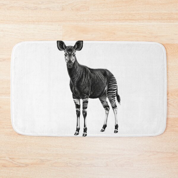 Item preview, Okapi - Realistic Black and White designed and sold by Minimalisticaly.