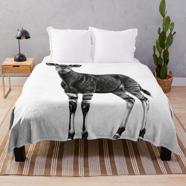 Item preview, Okapi - Realistic Black and White designed and sold by Minimalisticaly.