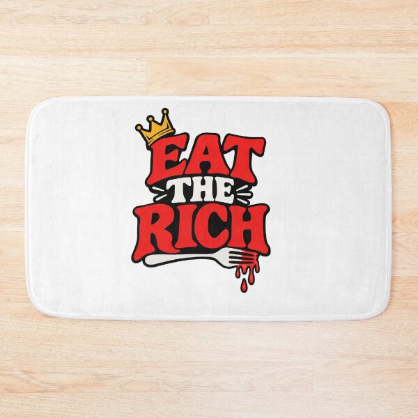 Item preview, Eat The Rich Crown Fork Quote designed and sold by Owcomm.