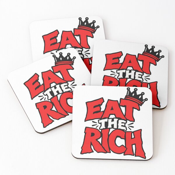 Item preview, Eat The Rich Bold Crown Quote designed and sold by Owcomm.