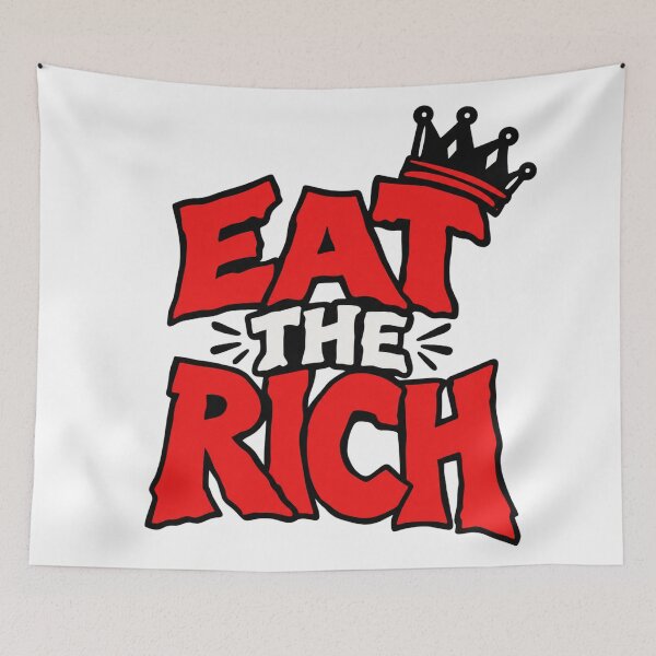 Item preview, Eat The Rich Bold Crown Quote designed and sold by Owcomm.