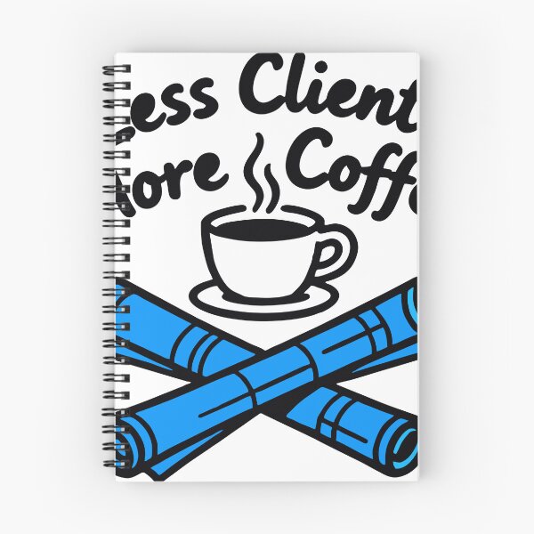 Item preview, less client more coffee designed and sold by Akdesain.