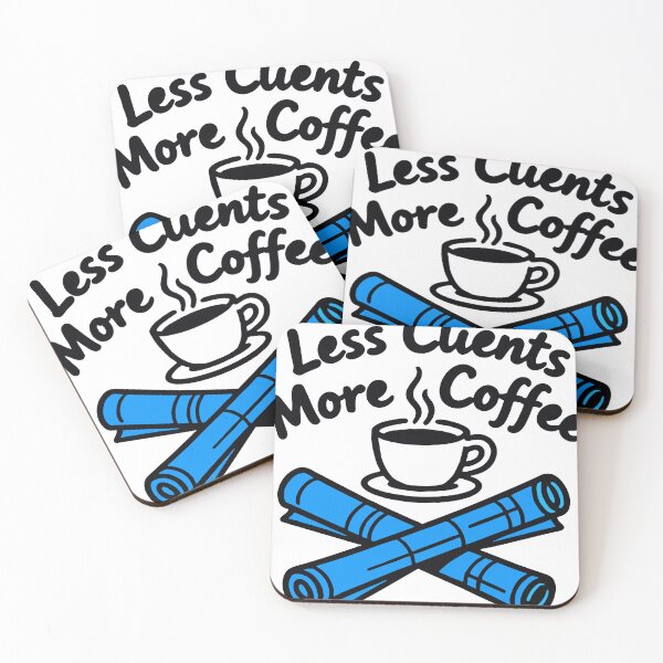 Item preview, less client more coffee designed and sold by Akdesain.
