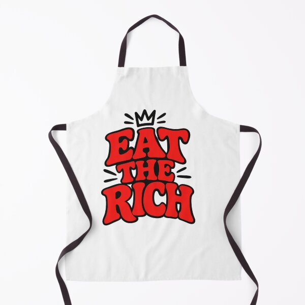 Item preview, Eat The Rich Red Retro Quote designed and sold by Owcomm.