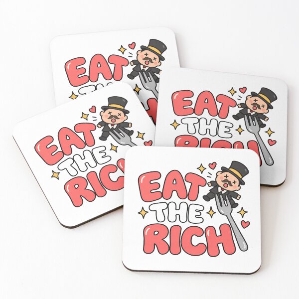 Item preview, Eat The Rich Cute Funny Quote    designed and sold by Owcomm.