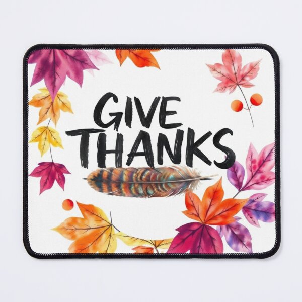 Item preview, Thanksgiving Watercolor Autumn Leaves and Feather Art designed and sold by LavIsInTheAir.
