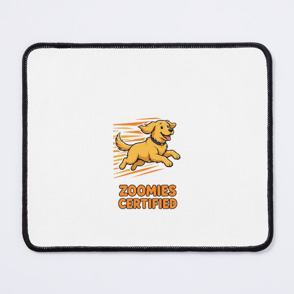 Item preview, Zoomies Certified Golden Retriever Funny Dog T-Shirt designed and sold by Worn and Witty.