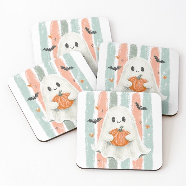 Item preview, Cute Ghost with Stripes designed and sold by Explicitly-Random.