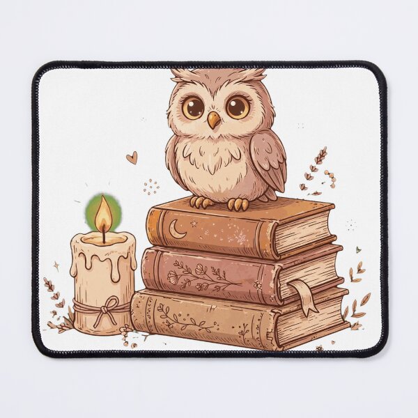 Item preview, Cottagecore Owl & Candlelight — Cozy Woodland Aesthetic Design designed and sold by Sweet Blob Co.