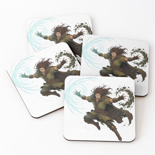 Item preview, Elemental Air and Earth Warrior - Fantasy Bending Art designed and sold by Ahmeddoma.