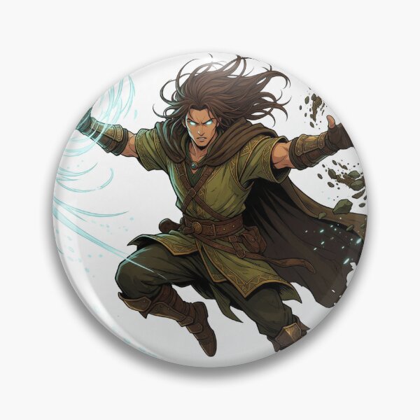 Item preview, Elemental Air and Earth Warrior - Fantasy Bending Art designed and sold by Ahmeddoma.