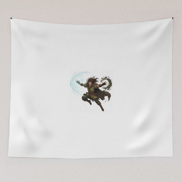 Item preview, Elemental Air and Earth Warrior - Fantasy Bending Art designed and sold by Ahmeddoma.