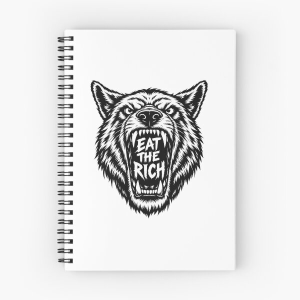 Item preview, Eat The Rich Angry Wolf Graphic    designed and sold by Owcomm.