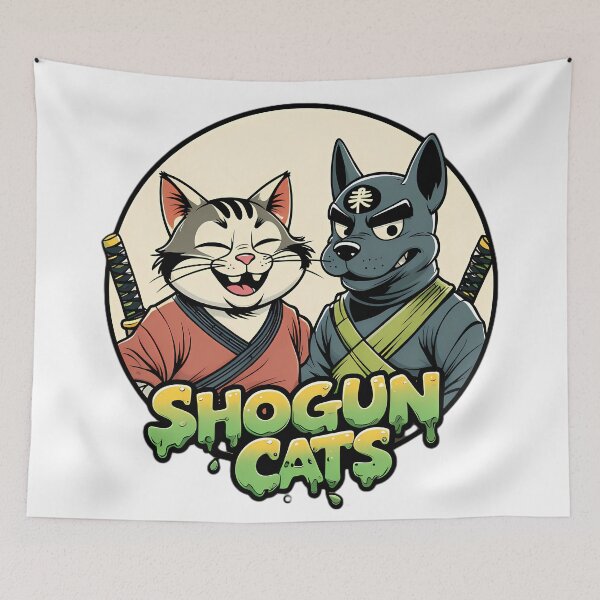 Item preview, Shogun Cats Duo designed and sold by Structure-Blue.