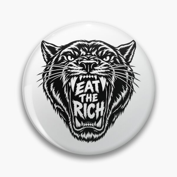 Item preview, Fierce Panther Cat Eating The Rich    designed and sold by Owcomm.