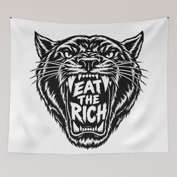 Item preview, Fierce Panther Cat Eating The Rich    designed and sold by Owcomm.