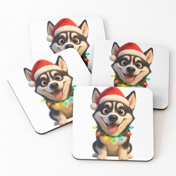 Item preview, Husky Christmas Lights designed and sold by Sillytoe.