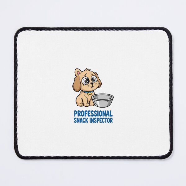 Item preview, Professional Snack Inspector Puppy Funny Dog T-Shirt designed and sold by Worn and Witty.