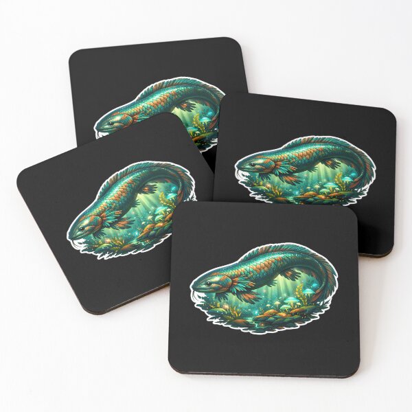Item preview, Mystical Bioluminescent Lungfish Aesthetic Art designed and sold by IstanbulEssence.