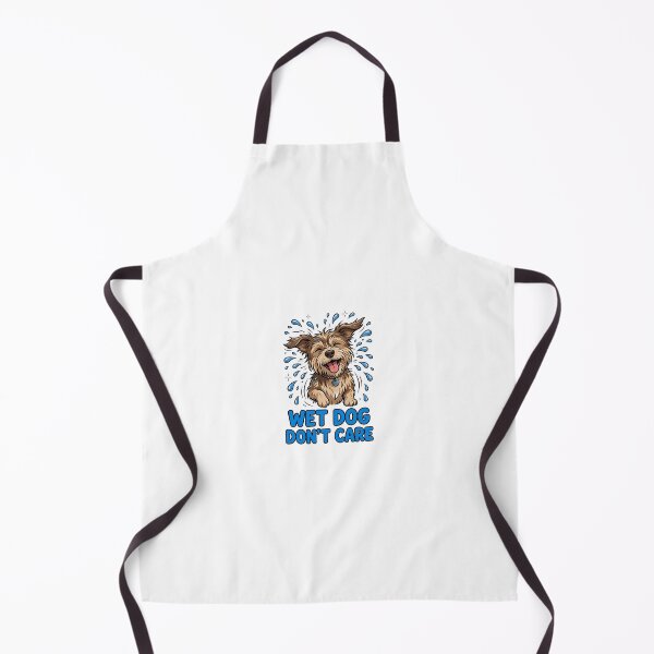 Item preview, Wet Dog Don't Care Funny Dog Bath T-Shirt designed and sold by Worn and Witty.