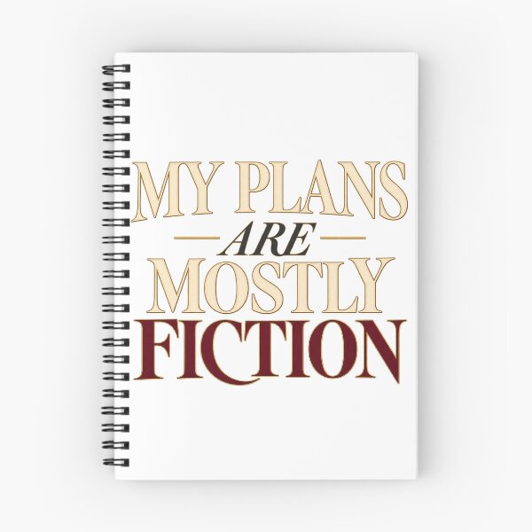 Item preview, My Plans Are Mostly Fiction designed and sold by RM2017.