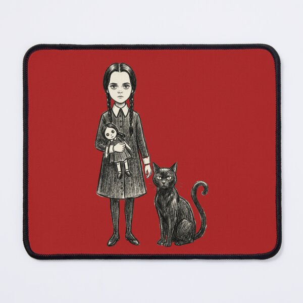 Item preview, Wednesday & Black Cat designed and sold by Juzzy72.
