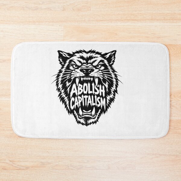 Item preview, Abolish Capitalism Tiger Face Anti Capitalist Quote designed and sold by Owcomm.