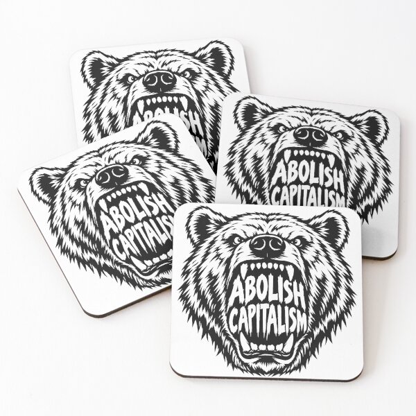 Item preview, Fierce Grizzly Bear Abolish Capitalism Graphic designed and sold by Owcomm.