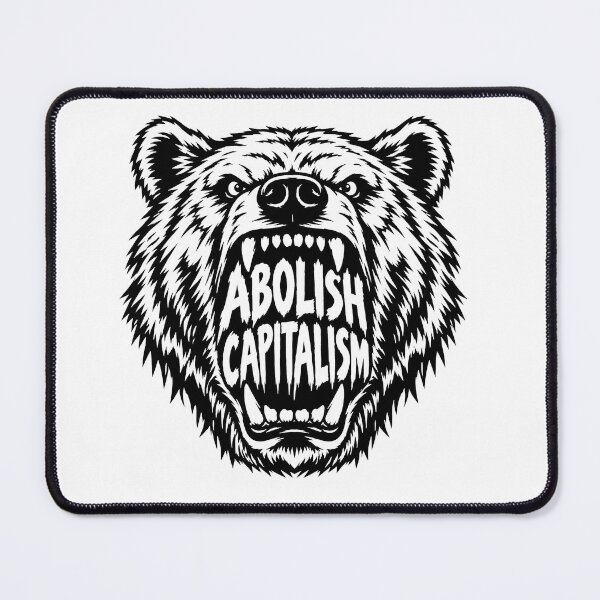 Item preview, Fierce Grizzly Bear Abolish Capitalism Graphic designed and sold by Owcomm.