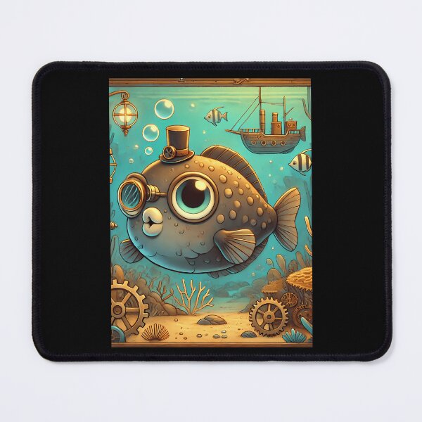 Item preview, Steampunk Lungfish designed and sold by IstanbulEssence.