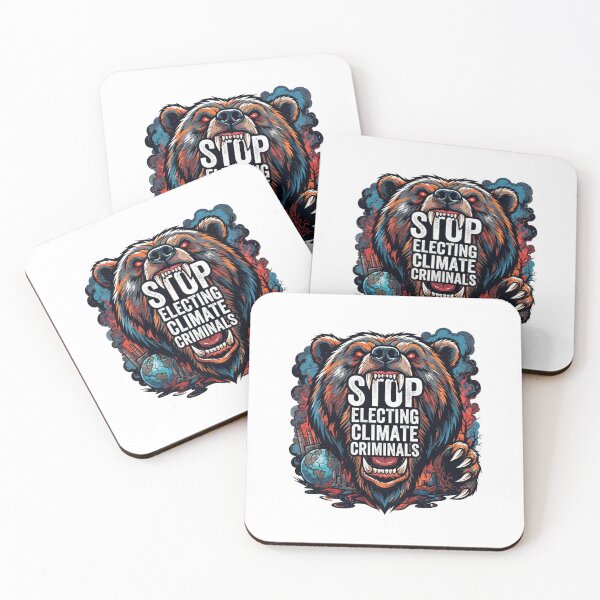 Item preview, Angry Grizzly Bear Climate Action Graphic    designed and sold by Owcomm.