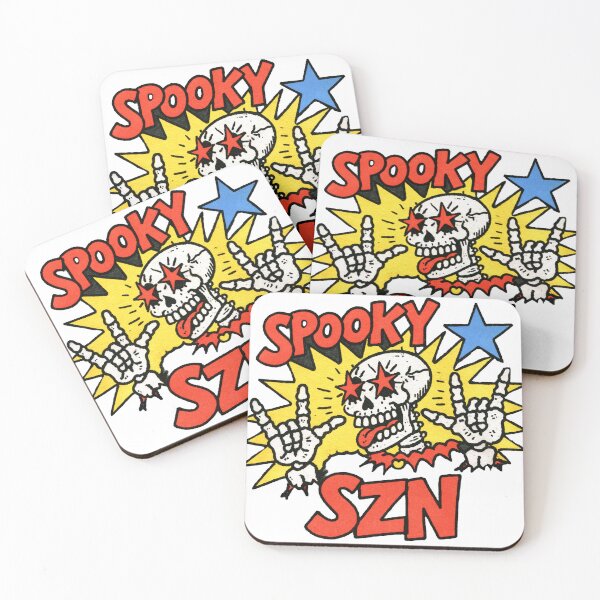Item preview, Spooky SZN Rock On Skeleton  designed and sold by GrooveAndGlow.