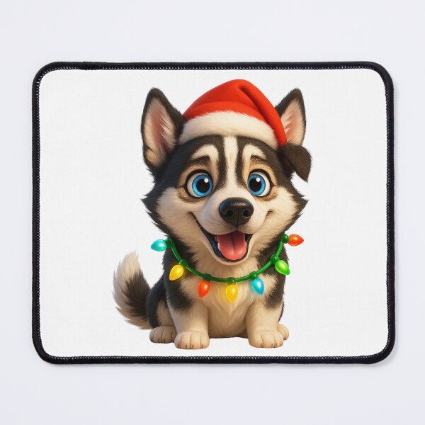Item preview, Huskydoodle Christmas Lights designed and sold by Sillytoe.