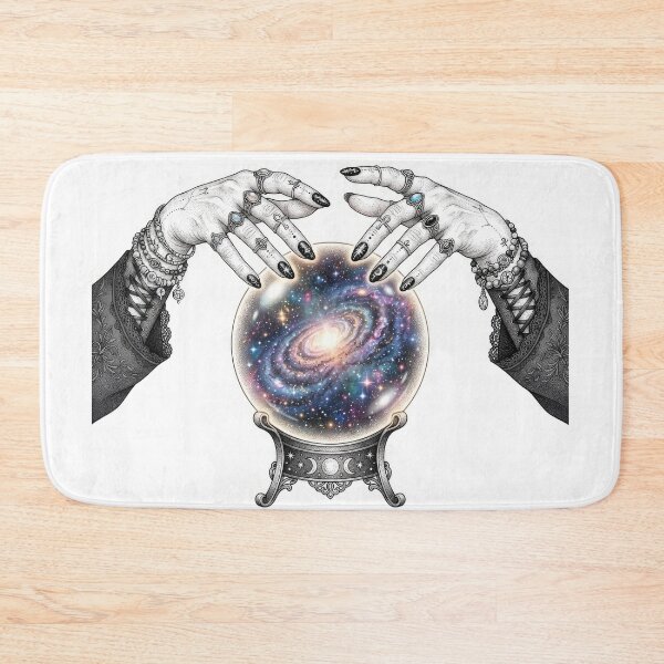 Item preview, Mystical Crystal Ball Galaxy Fortune Teller Artwork designed and sold by Rahat3344.