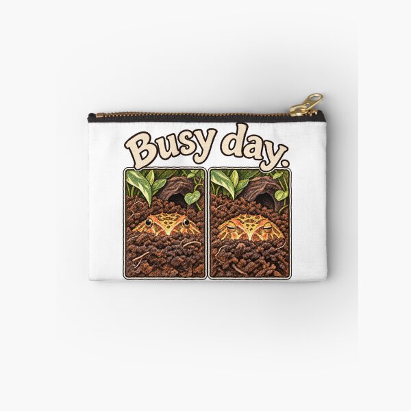 Item preview, Pacman Frog Busy Day Funny Frog Art designed and sold by threadandfangs.