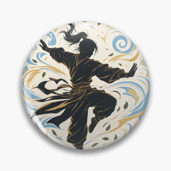 Item preview, Airbending Spirit – Wind Warrior Elemental Art designed and sold by Ahmeddoma.