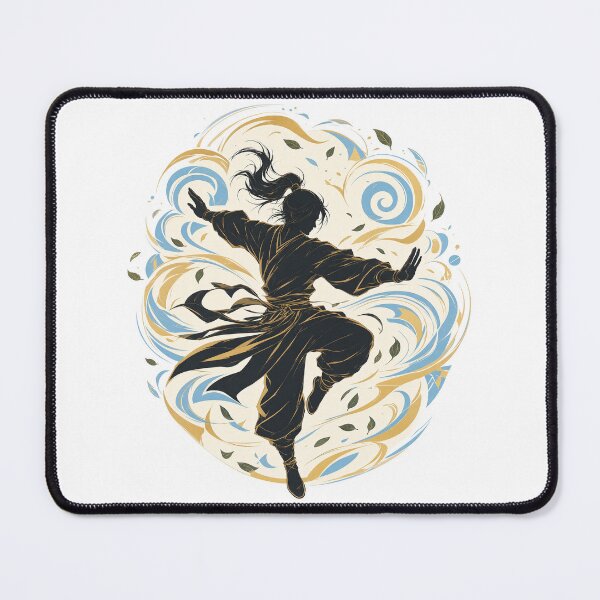 Item preview, Airbending Spirit – Wind Warrior Elemental Art designed and sold by Ahmeddoma.