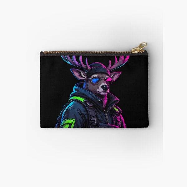 Item preview, Cyberpunk Reindeer Techwear Winter Graphic designed and sold by LazyDayzCo.