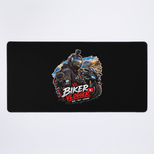 Item preview, Motorcycle Biker Vlogger Motorcycle Ride Film Explore designed and sold by SilverLook48.