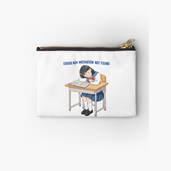 Item preview, Error 404 Motivation Not Found Anime Girl designed and sold by goksugurkan.