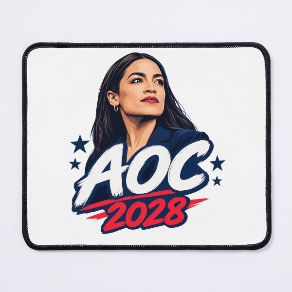 Item preview, Alexandria Ocasio Cortez 2028 for President designed and sold by Owcomm.